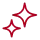 red color stars icon